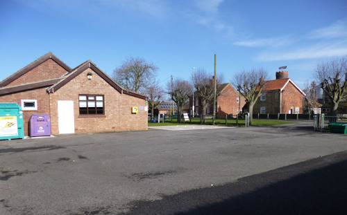 Carpark at Huttoft Village Hall